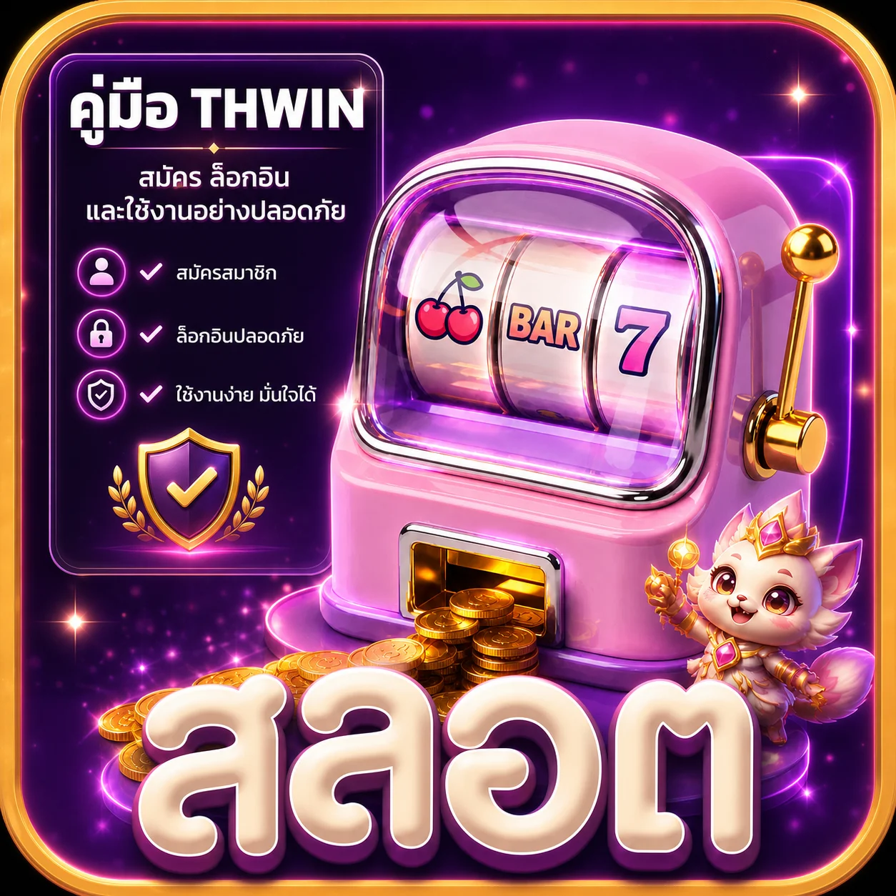 THWIN | คู่มือสมัคร ล็อกอิน โปรโมชั่น และทดลองเล่น